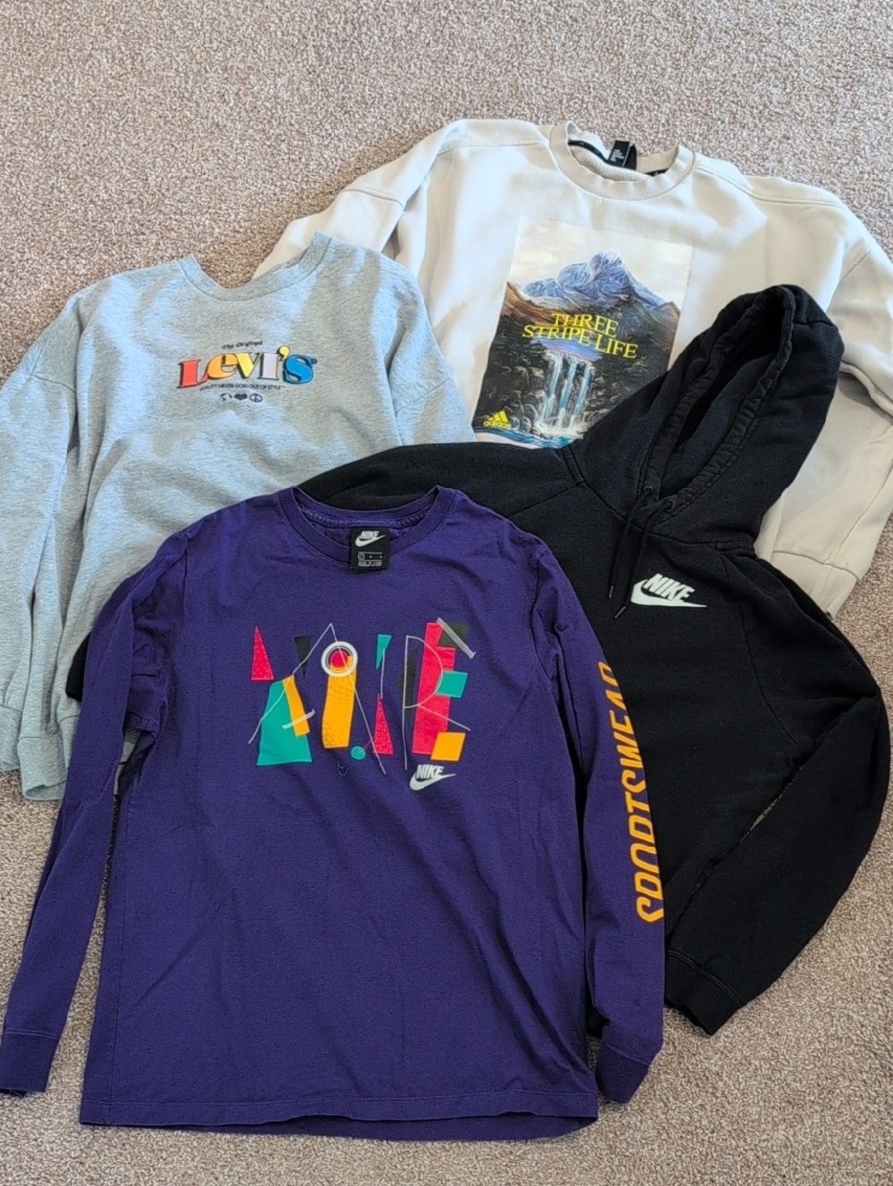 4 Sweatshirts For 1 Price!